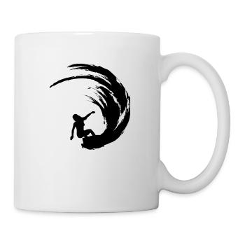 Surfer Surfen Surferin - Tasse - Weiß - Rechts