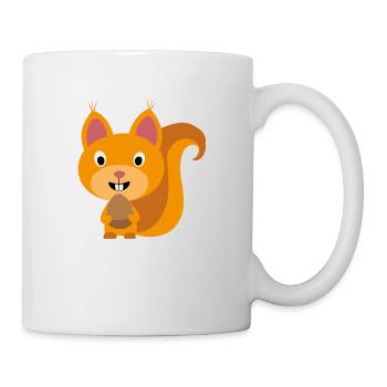 Squirrel children's clothing and accessories - Mug - white - Right