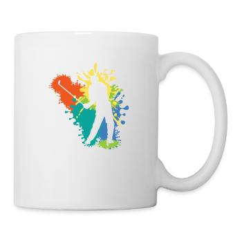 Belle idee cadeau design Golf - Mug blanc - blanc - Droite
