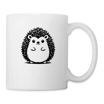 Hérisson - Mug blanc - blanc - Droite
