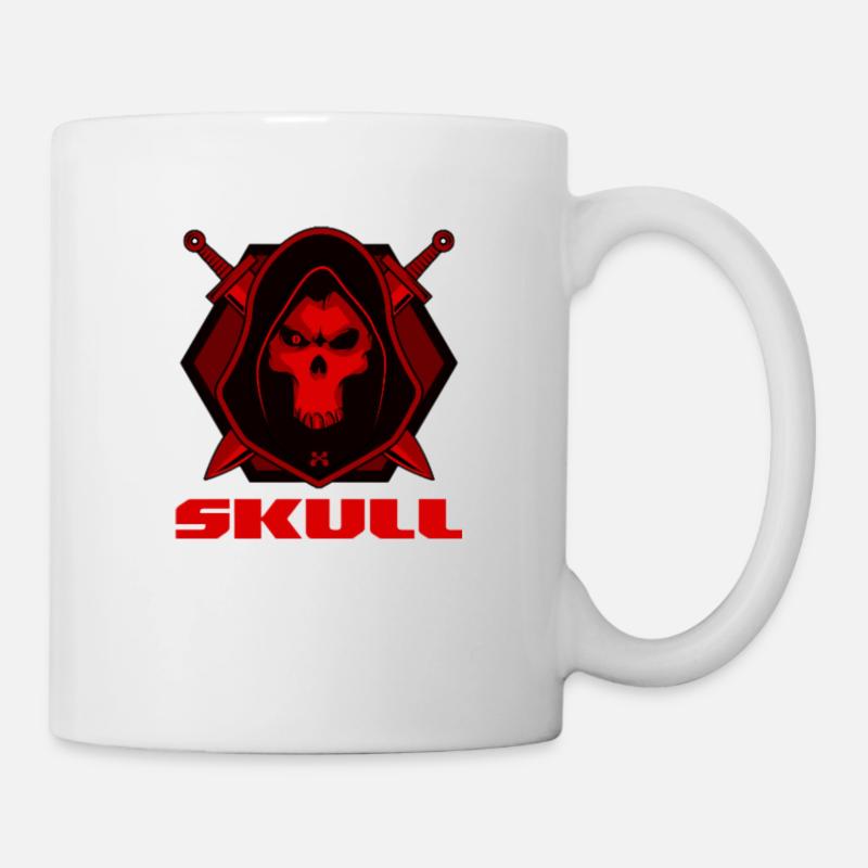Skull Rude Awakening - Mug - white