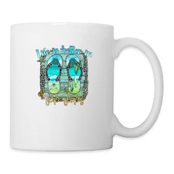 summer lake nature flora art pool sea beach love - Mug - white - Right
