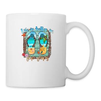 summer lake nature flora art pool sea beach love - Mug - white - Right