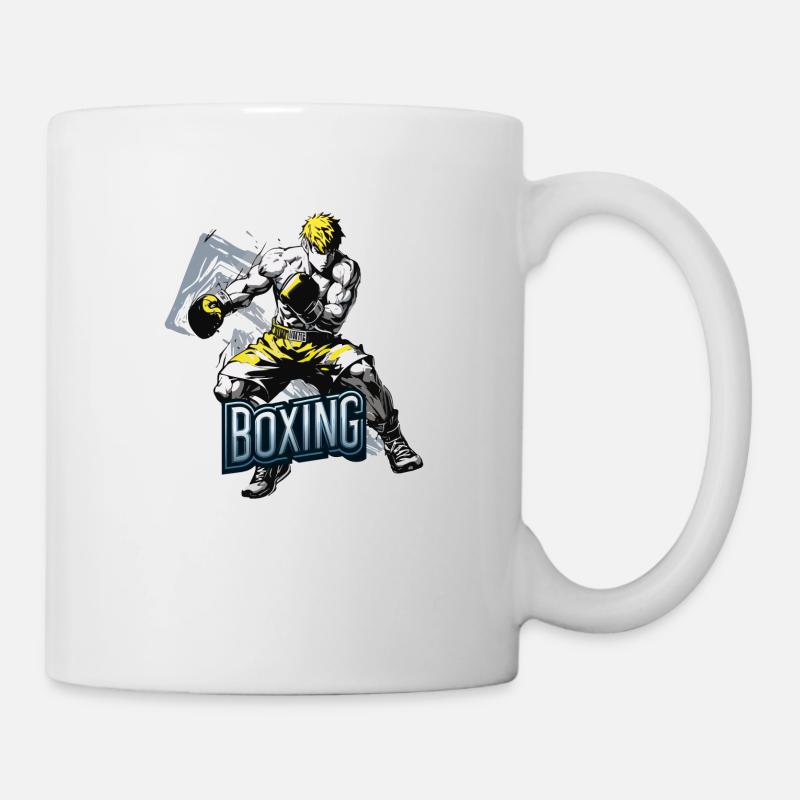 boxen sport, boxing - Tasse - Weiß