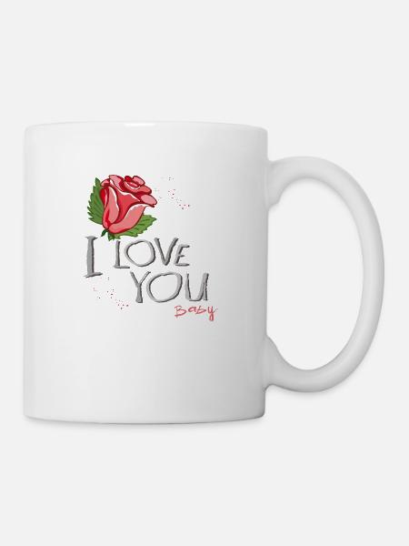 i love you Baby - Tasse - Weiß