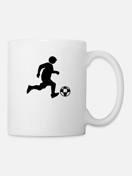 Fussballer Fussball - Tasse - Weiß