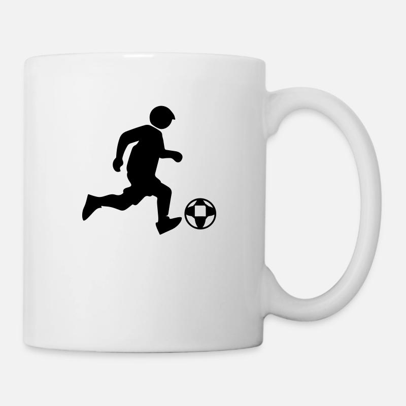 Fussballer Fussball - Tasse - Weiß
