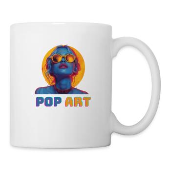 Pop Art - Tasse - Weiß - Rechts