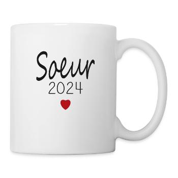 soeur - futur soeur 2024 - Mug blanc - blanc - Droite