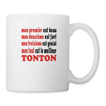 TONTON T-shirt - Tasse - Weiß - Rechts