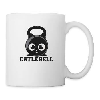 Cats Kettlebell Kettlebell Ketjesle Sports Fitness - Mug - white - Right
