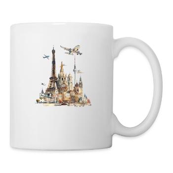 Jedes Wahrzeichen hat seine eigene Geschichte - Tasse - Weiß - Rechts