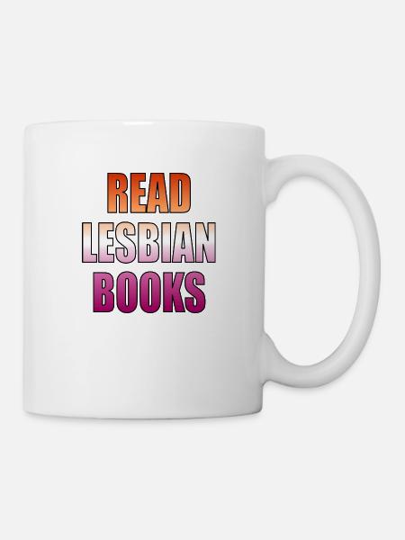 Read Lesbian Books - Mug - white