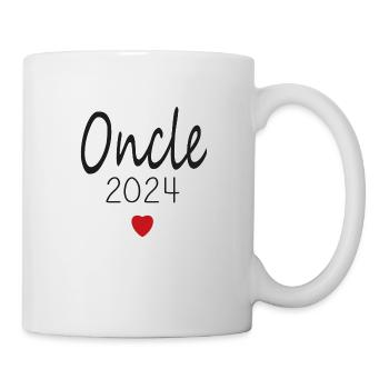 oncle - futur oncle 2024 - Mug blanc - blanc - Droite
