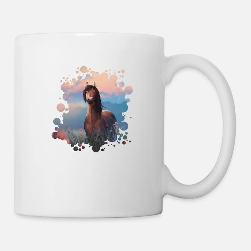 Sommerabend - Tasse - Weiß