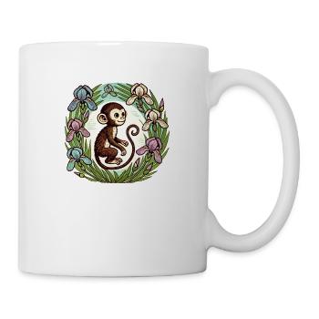 Iris Monkey - Mug - white - Right