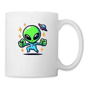 Rencontre extraterrestre - Mug blanc - blanc - Droite