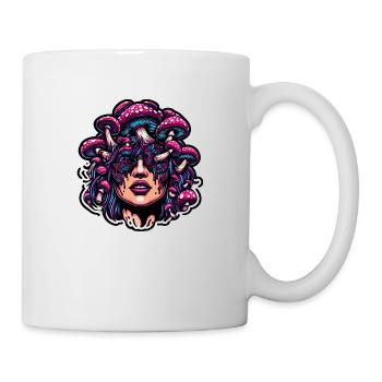Psychedelische Pilzschönheit - Tasse - Weiß - Rechts