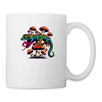 Psychedelic Magic Gecko - Mug - white - Right