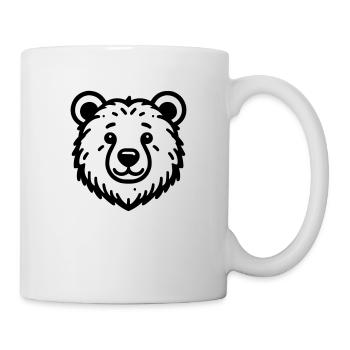 Ours - Mug blanc - blanc - Droite