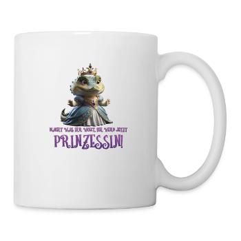 Kroko Prinzessin 02 - Tasse - Weiß - Rechts