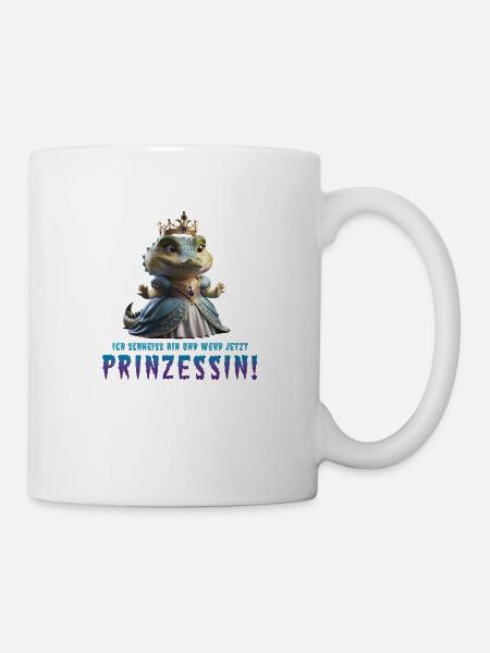 Kroko Prinzessin 03 - Tasse - Weiß