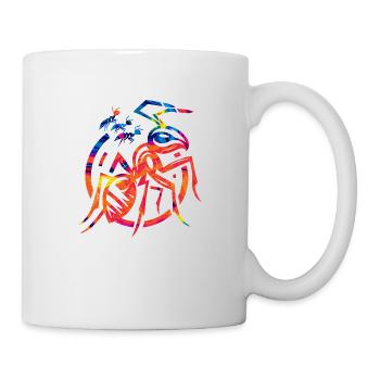 animal beast wildlife animal species art forest flora - Mug - white - Right