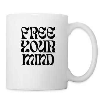 FreeYourMind - Tasse - Weiß - Rechts