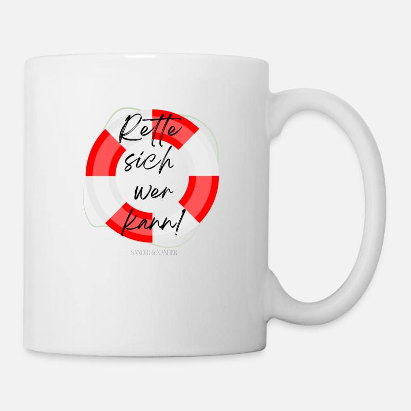 Sauvez-vous si vous le pouvez - Mug blanc - blanc