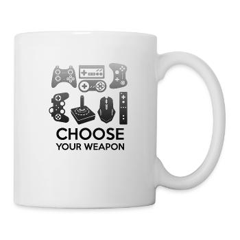 Gamer Jeu En Ligne Jeux Sur Ordinateur Arcade Neon - Mug blanc - blanc - Droite