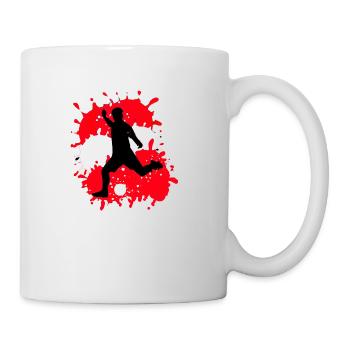 Football, Austria, Flag, Footballer - Mug - white - Right