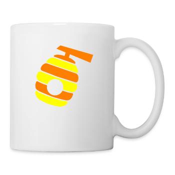 Apiculteur Icône Miel - Mug blanc - blanc - Droite