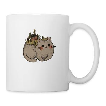 Montagne Mossy Cat - Mug blanc - blanc - Droite