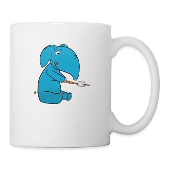 Elephant Marshmallow - Mug - white - Right