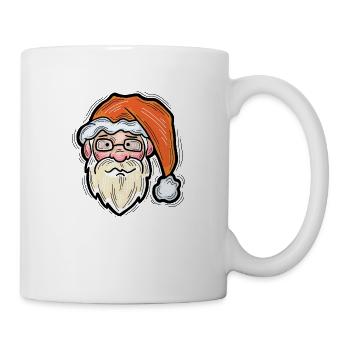Weihnachtsmann - Tasse - Weiß - Rechts