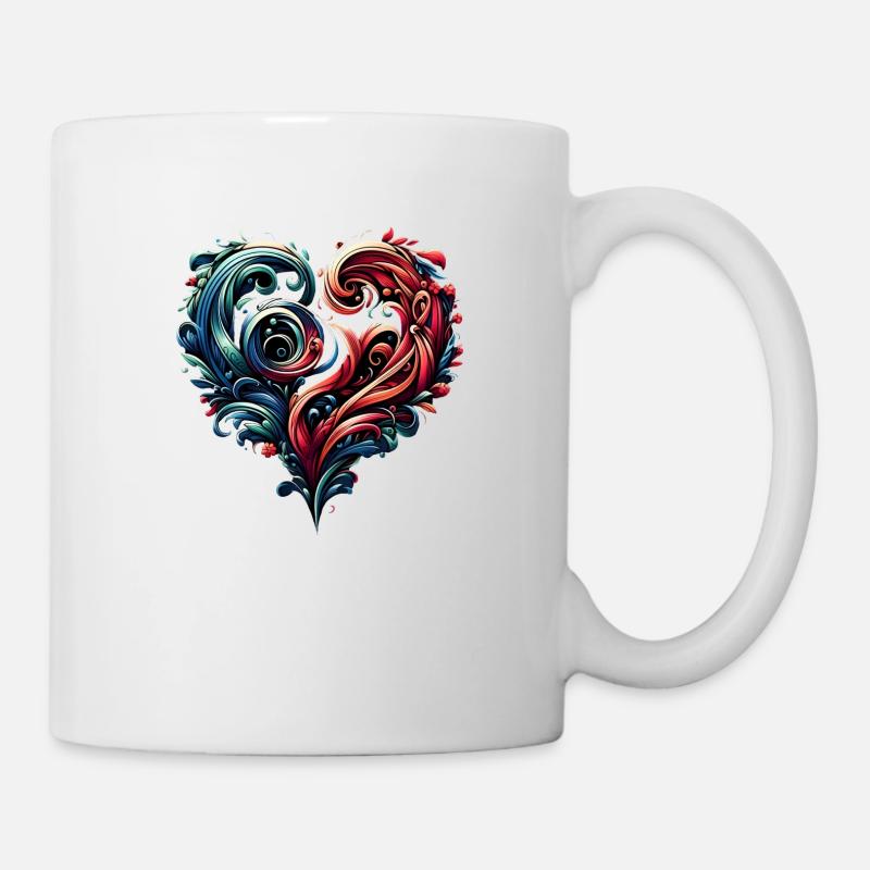 Herz - Tasse - Weiß