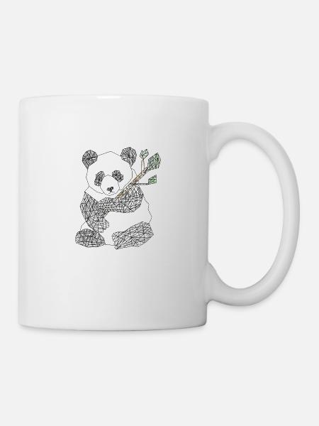 Pandabär - Tasse - Weiß