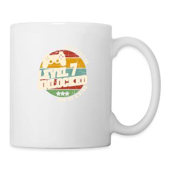 Vintage Né(e) un mois de 2023 anniversaire - Mug blanc - blanc - Droite