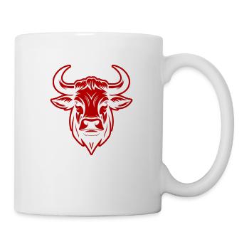 Bull Head Taurus - Mug - white - Right