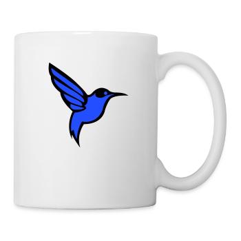 Colibri Oiseau - Mug blanc - blanc - Droite