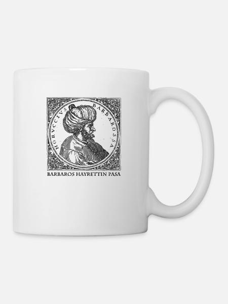 Barbaros Hayrettin Pasa - Tasse - Weiß