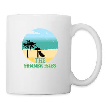 Les îles, l'été - Mug blanc - blanc - Droite