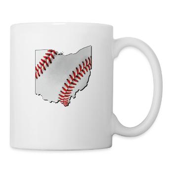 Ohio (United States) | real baseball | Map - Mug - white - Right