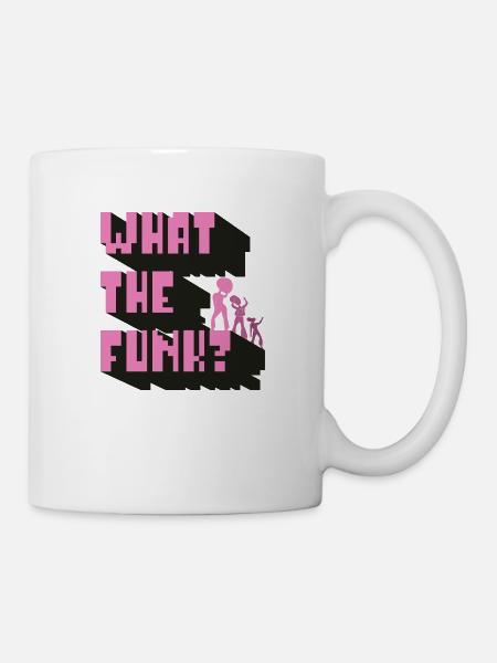 what the funk - Tasse - Weiß
