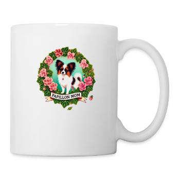 Papillon Mama - Tasse - Weiß - Rechts