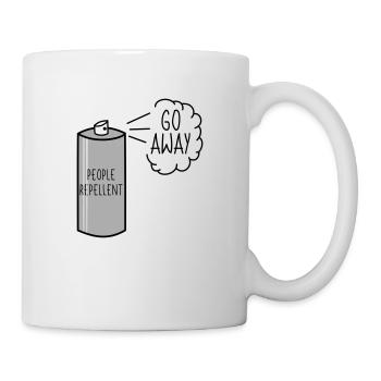 People Repellent Go Away Spray - Mug - white - Right
