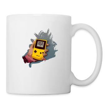 save here? - Tasse - Weiß - Rechts