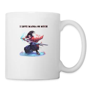 Ich liebe Manga So sehr - Tasse - Weiß - Rechts