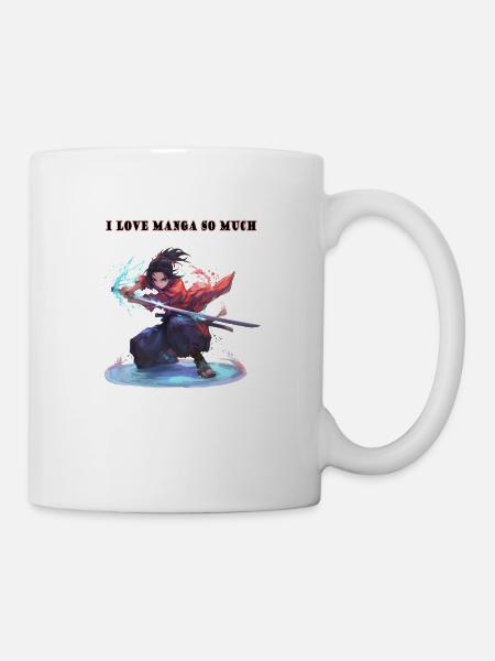 Ich liebe Manga So sehr - Tasse - Weiß