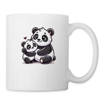 Loving Panda Parent with Child - Mug - white - Right